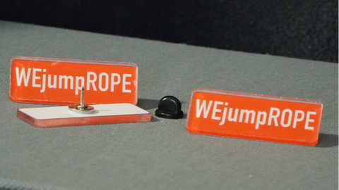 The WEjumpROPE Pin